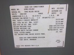 RUUD Used AC Condenser UAMD-036JAZ ACC-6917