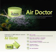 [Air Doctor] 2pcs Dehumidifier Deodorant Deodorizer (+)Car Odor Eliminator/ Made with Volcanic Stone / Retaining... N5