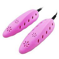 YIJIA Electric Shoe Dryer Warmer ABS Plastic Hollow Flower Pattern Travel Shoe/Boot Warming Drying Machine Purple...