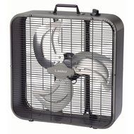 Lasko Products B20725 20&quot; Metal Box Fan, Black/Silver