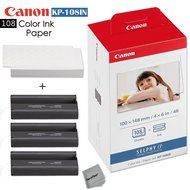 Canon Selphy CP1200 Wireless Color Photo Printer (Black) + Canon KP-108IN Color Ink Paper Set (Produces up to... N6