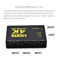 GBSELL Mini 3-Port 1080p 4K HDMI Switch Box High Speed Audio/video Switcher Adapter N7