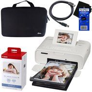 Canon Selphy CP1200 Wireless Color Photo Printer (Black) + Canon KP-108IN Color Ink Paper Set (Produces up to... N7