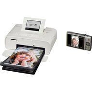 Canon Selphy CP1200 Wireless Color Photo Printer (Black) + Canon KP-108IN Color Ink Paper Set (Produces up to... N8