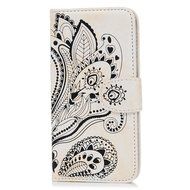 Galaxy S6 Case,Samsung Galaxy S6 Case - Wallet Flip Stand Case Embossed Plants PU Leather Case Shockproof Soft... N5