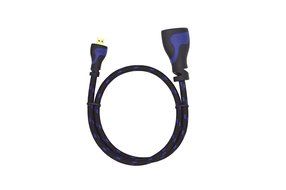 Aurum Cables High Speed HDMI Micro Male Cable to HDMI Female Extension Cable 2.0 with Ethernet - 3 Feet - Supports... N5