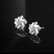 Trendy Windmill Crystal Rhinestone Ear Studs Earrings Women Lady Fashion Jewelry