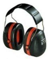 Peltor Over Head Ear Muffs H10a Optime 105, Double Shell Tech, Red/Black,14316 by ERB