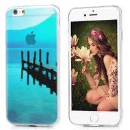 iPhone 6S Plus Case,iPhone 6 Plus Case (5.5&quot;) - Scenery Series Slim Fit Shock-absorption Soft TPU Rubber Skin... N9