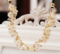 Pendant Chain Crystal Choker Chunky bib Statement Necklace Lady Fashion Jewelry