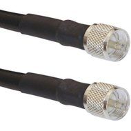 Times Microwave NN-GJYW-6Z6Q Ham/CB Radio Coax UHF VHF HF LMR-400 Coaxial Cable Antenna Line PL-259 Connectors...