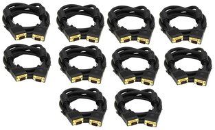 C&amp;E 1 Pack, 25 Feet, VGA Male to Male Black, with ferrites Black, CNE503394 N12