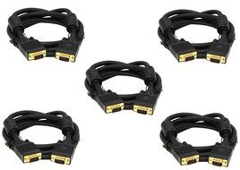 C&amp;E 1 Pack, 25 Feet, VGA Male to Male Black, with ferrites Black, CNE503394 N14