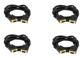 C&amp;E 1 Pack, 25 Feet, VGA Male to Male Black, with ferrites Black, CNE503394 N15