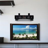 Pyle Universal Speaker Wall Mount, Dual Bracket Stands for Center Channel Speakers N3