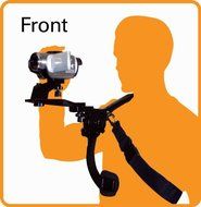 Polaroid Stabilizing Camcorder/Camera Video Shoulder Mount For The Sony NEX-VG10, NEX-VG20, HDR-NX5U, PJ790V,... N2