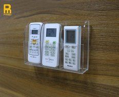 PINMEI Remote Control Holder Clear Acrylic Home Organizer N6