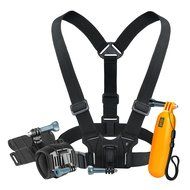 Action Cam Surf Mount Bundle with Chest Strap , Float Grip , Wrist and Adhesive Surfboard Mounts for GoPro Hero4... N8