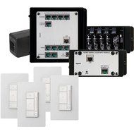On-Q/Legrand Digital Audio 4 Room Single Source Kit, Light Almond (AU7154-LA)
