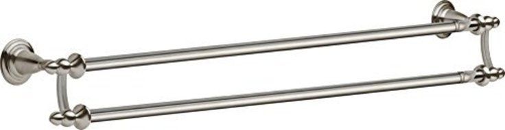 Delta Faucet 75224-SS Victorian 24-Inch Double Towel Bar, Stainless by DELTA FAUCET