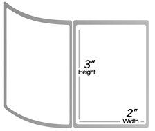 3 Inch Core - 3 x 2 Zebra Compatible Direct Thermal Labels 1 Roll for Zebra Industrial Printer S4M Z4M 105SE 105S... N3
