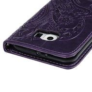 Galaxy S6 Case,Samsung Galaxy S6 Case - Wallet Flip Stand Case Embossed Plants PU Leather Case Shockproof Soft... N9