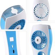 Monilon Mini Misting Fan Portable Cooling Humidifier USB Rechargeable Hydrating Fan with Built-in Battery Air...