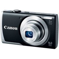 Canon PowerShot A2600 IS 16.0 MP Digital Camera with 5x Optical Zoom and 720p Full HD Video Recording (Black)... N2
