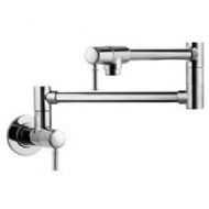 Hansgrohe 04218830 Talis C Pot Filler Wall Mounted, Polished Nickel Finish by Hansgrohe