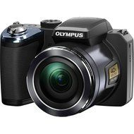 Olympus SP-820UZ iHS Digital Camera (Silver) (Old Model)