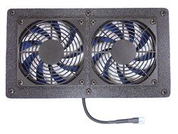 AV Cabinet Cooling: Dual-Megafan Air Control with Digital thermostat &amp; multispeed N6