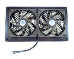 AV Cabinet Cooling: Dual-Megafan Air Control with Digital thermostat &amp; multispeed N7