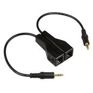 RELPER 2 Pack 3 RCA to RJ45 Balun Component Video and Audio Extender Over Cat5/6 Up to 600ft/200M N12
