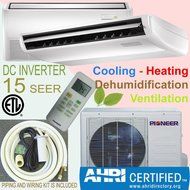 Pioneer Floor/Ceiling/Low Wall Split Inverter Air Conditioner with Heat Pump, Mini