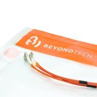LC to LC Fiber Patch Cable Multimode Duplex - 20m (65ft) - 62.5/125 OM1 - Beyondtech PureOptics Series N9