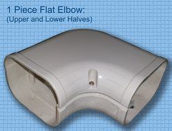 Decorative PVC Line Cover Kit for Mini Split Air Conditioners and Heat Pumps N5