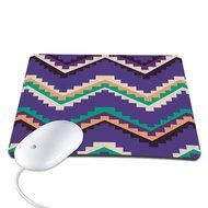 Elonbo TM 8.6 x 7 inches / 220 x 180 mm Cute National Wind Stripe Design Waterproof Neoprene Soft Mouse Pad N5