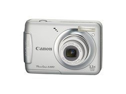Canon PowerShot A480 10 MP Digital Camera with 3.3x Optical Zoom and 2.5-inch LCD (Silver) N4