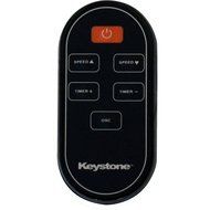 Keystone KSTFD12AAG Table to Floor Air Accelerator Pedestal Fan with DC Motor and Remote Control, 12-Inch, Black