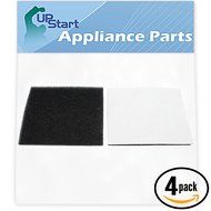 4-Pack Replacement Panasonic MC-CG902-00 Vacuum Foam Filter - Compatible Panasonic AC37KAKTZ000 Foam Filter -... N4