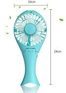 Misula Unique Mermaid Design 180 Degree Rotation Rechargeable Battery Portable Foldable Handheld Mini USB Labtop...