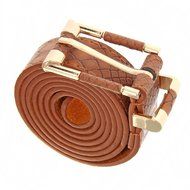 SymWell(TM) Fashion Women Female Leather Belt Crocodile Grain Waistband Girdle Belts N4