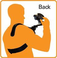 Polaroid Stabilizing Camcorder/Camera Video Shoulder Mount For The Sony NEX-VG10, NEX-VG20, HDR-NX5U, PJ790V,... N3