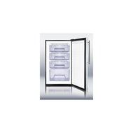 Summit FS408BLBIFRADA: ADA Compliant 20&quot; wide built-in undercounter all-freezer, -20(degree) C capable with a...