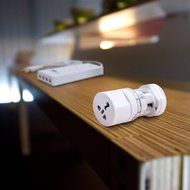 FlePow Portable Power Strip Surge Protector Travel Charger with 2 AC Plugs and 4 USB Charger Ports for iPhone,... N13