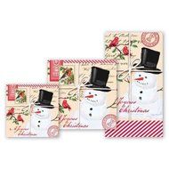 Michel Design Works Snowman Hostess Napkin