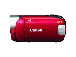 Canon FS300 Flash Memory Camcorder w/41x Advanced Zoom (Red) (Discontinued by Manufacturer) N3