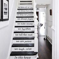 Stair Decals Quotes Stairway Decals Quote Vinyl Stickers lettering Family Home Decor Staircase Decal In This House...