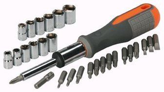 34 Piece Ratcheting Screwdriver Set by HF tools