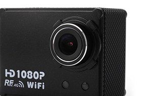 Full HD Sports Camera 'Purview' - 1080p, 30FPS, Wi-Fi, Wrist Strap Remote, 170 Degree Lens, IP68 Waterproof N4